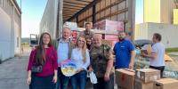  A 20-ton humanitarian aid truck from Germany arrived in Kharkiv.